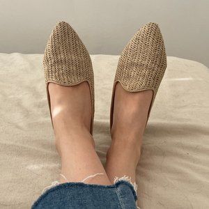Universal Thread Woven Beige Mules Size 9